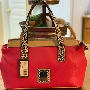 Guess handbag pink/leopard
